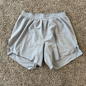 Lululemon Light Gray Athletic Shorts